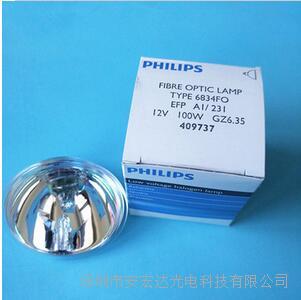 飞利浦philips仪器灯泡 6834fo 12v100w卤素灯泡